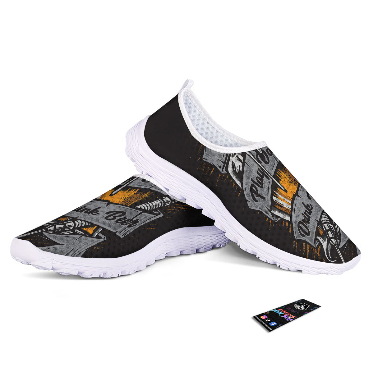 Play Dart Drink Beer Print Nurse Shoes-grizzshop