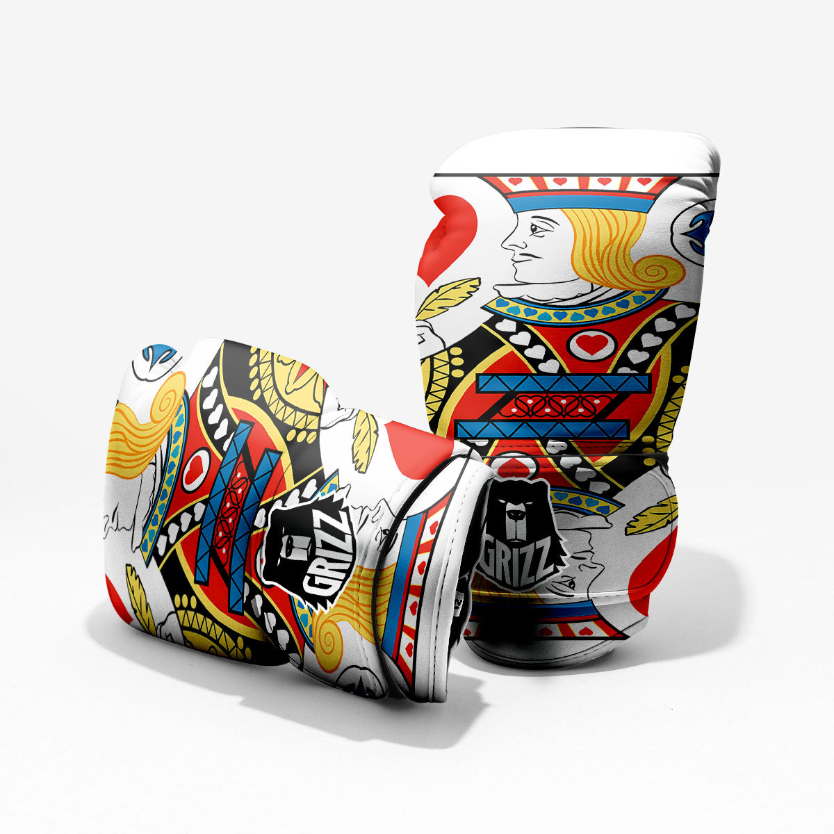 Playing Card Jack Of Hearts Print Pro Boxing Glove