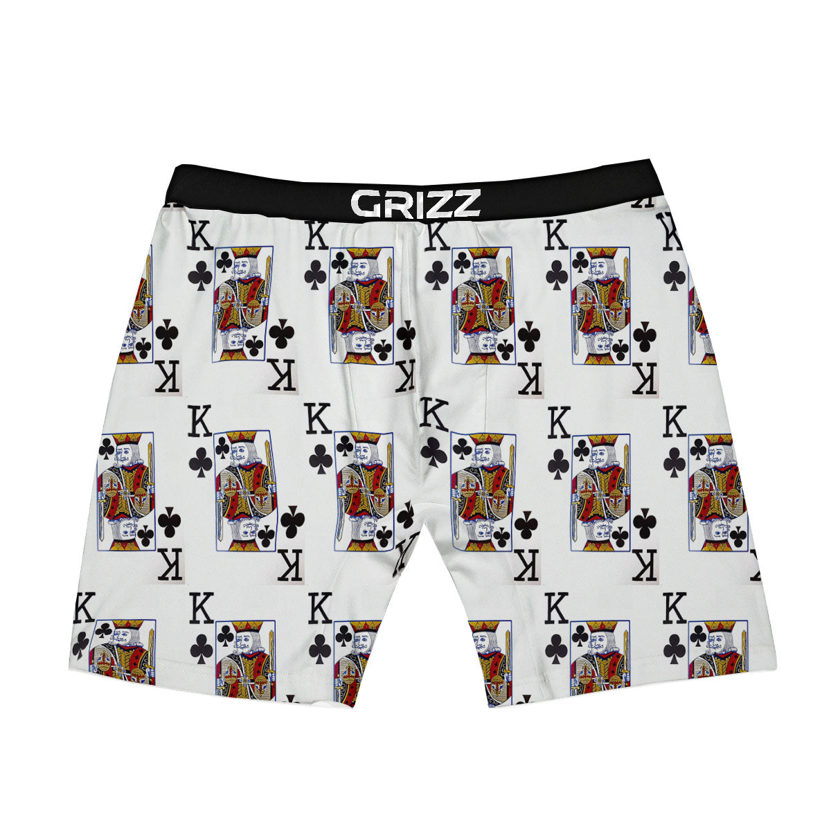 Playing Card King Of Clubs Print Pattern Boxer Briefs-grizzshop