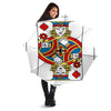 Playing Card Queen Of Diamonds Print Umbrella-grizzshop