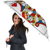 Playing Card Queen Of Hearts Print Umbrella-grizzshop