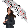 Playing Card Suits Black And Red Print Umbrella-grizzshop