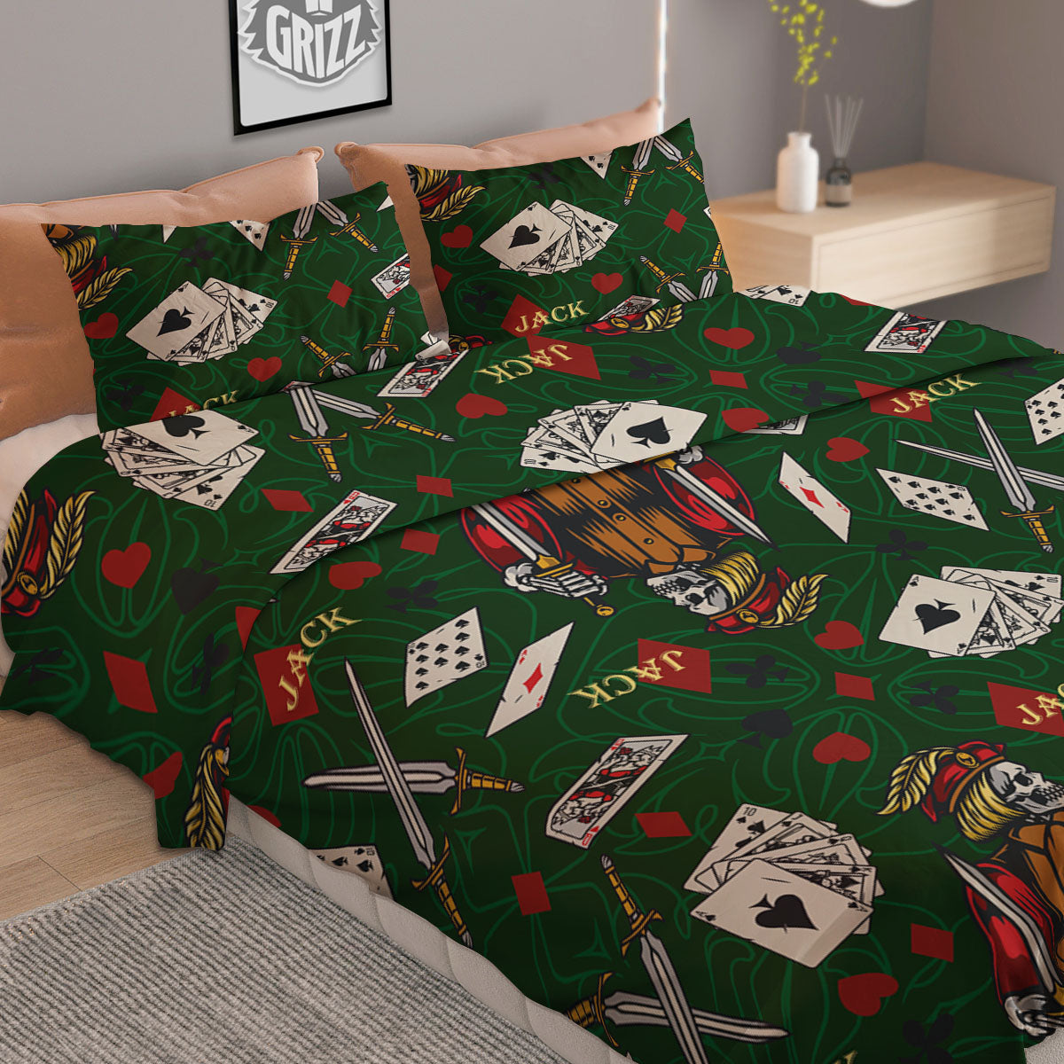 Pink Hawaiian Watermelon Print Pattern Duvet Cover Bedding Set