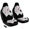 Playing Card Suits White And Black Print Car Seat Covers-grizzshop