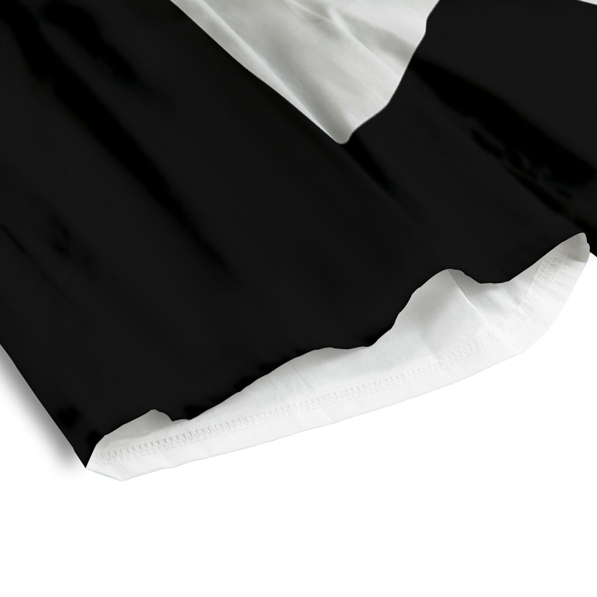 Playing Card Suits White And Black Print Men's Athletic Shorts