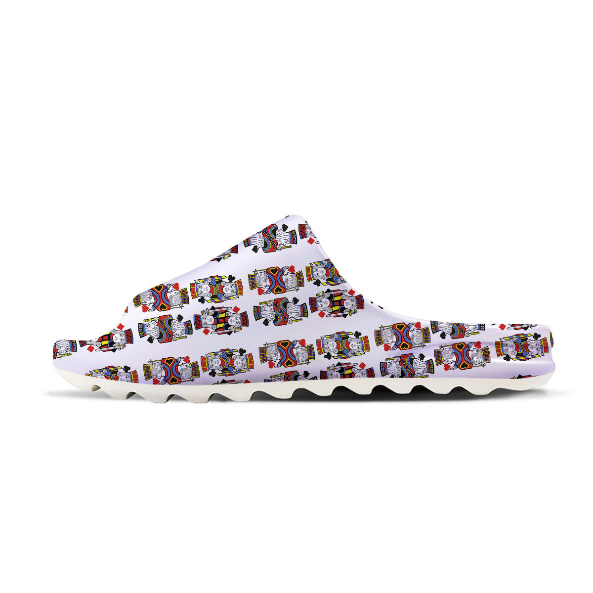 Playing Cards Four Jacks Print Pattern Sandals-grizzshop