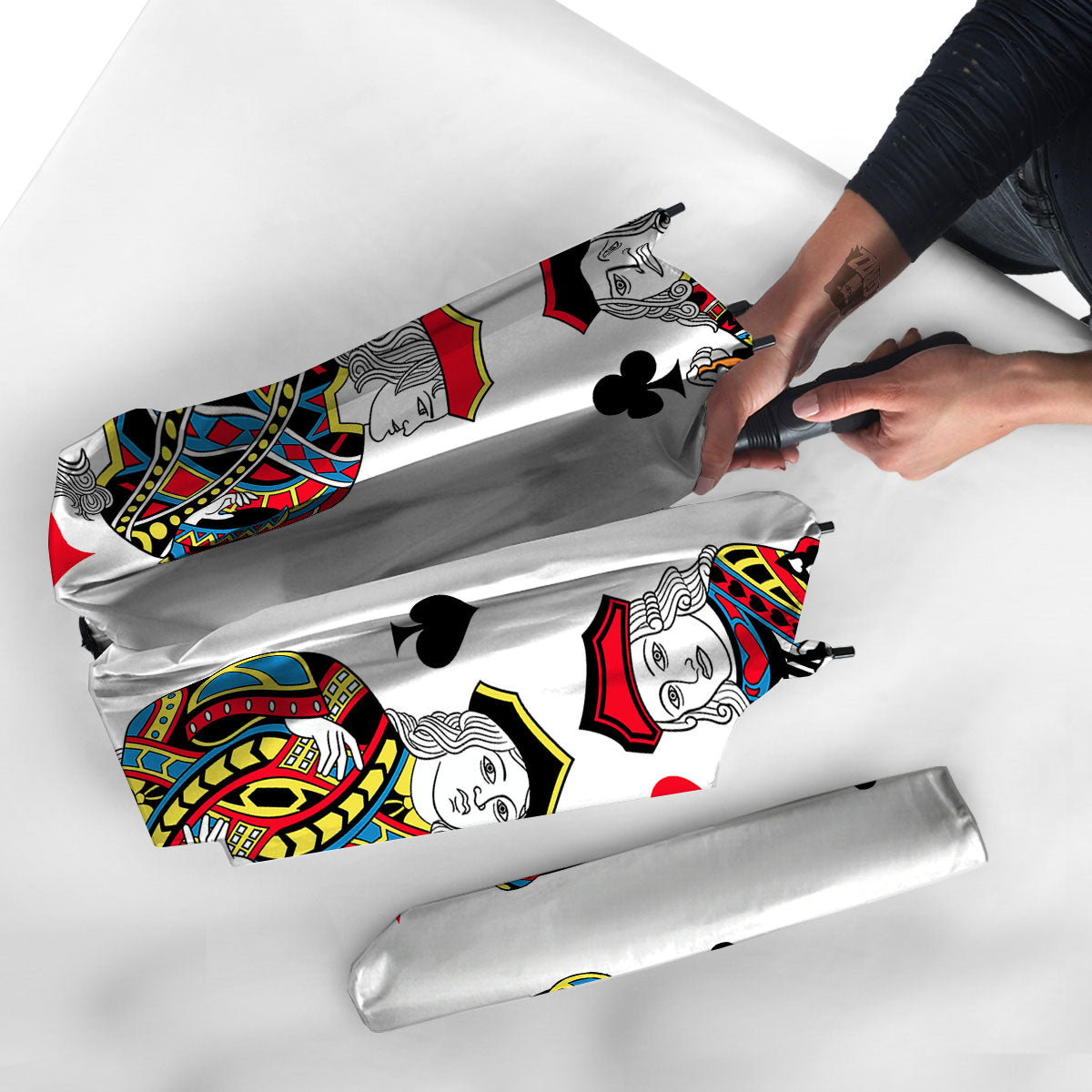 Playing Cards Four Jacks Print Umbrella-grizzshop