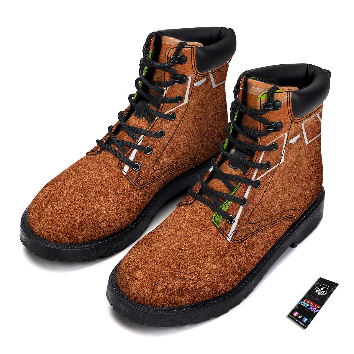 Playing Field Softball Print Boots-grizzshop