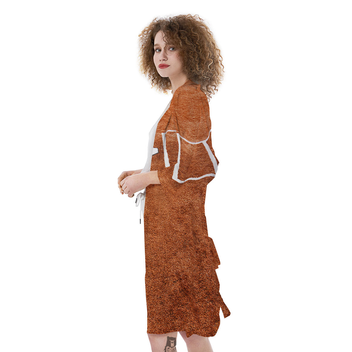 Playing Field Softball Print Kimono-grizzshop