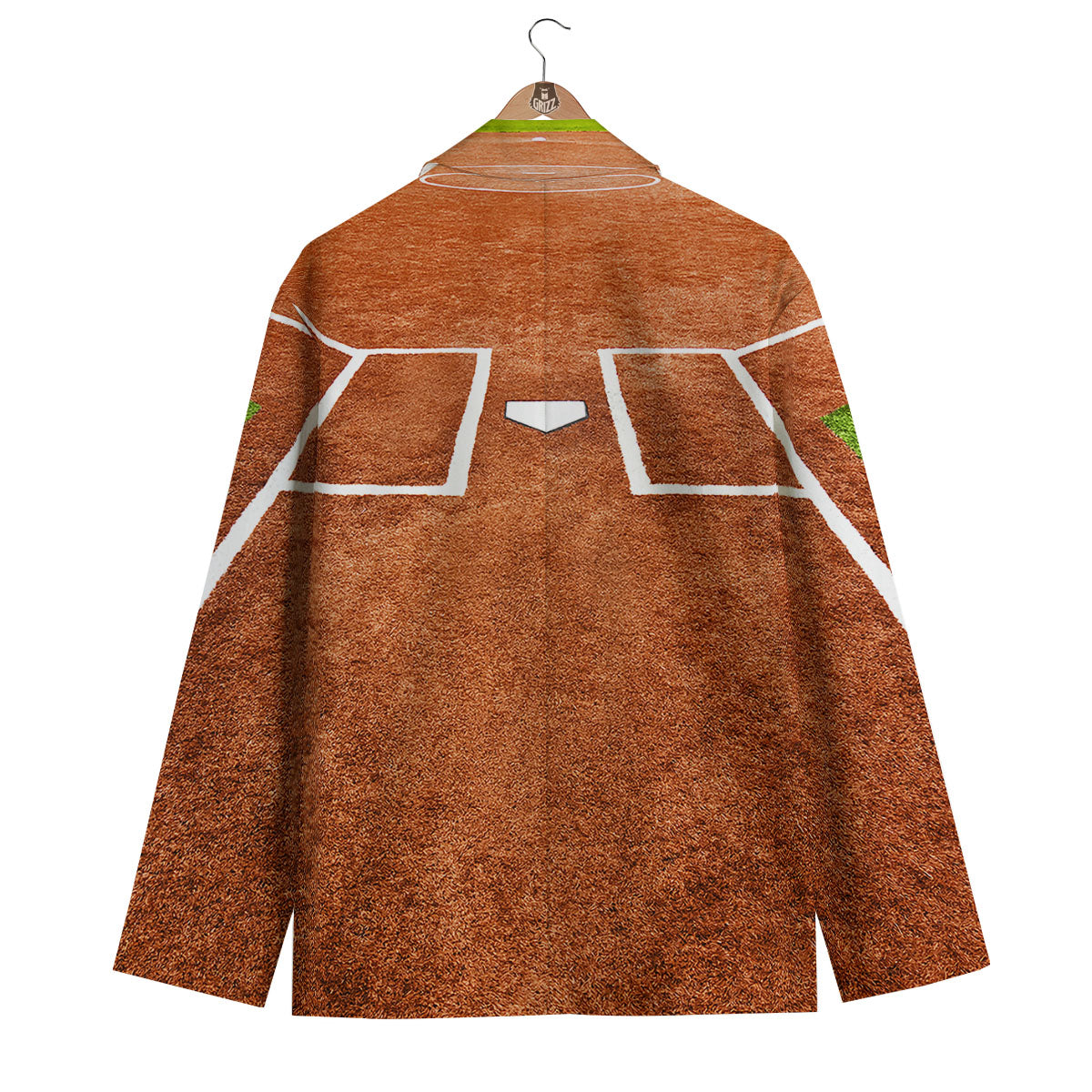Playing Field Softball Print Men's Blazer-grizzshop