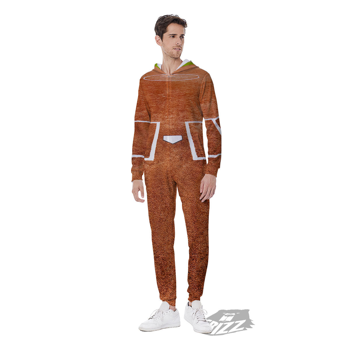 Playing Field Softball Print Men's Jumpsuit-grizzshop