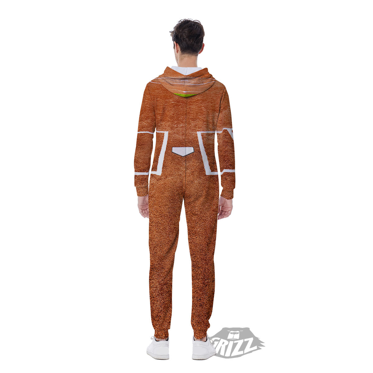 Playing Field Softball Print Men's Jumpsuit-grizzshop