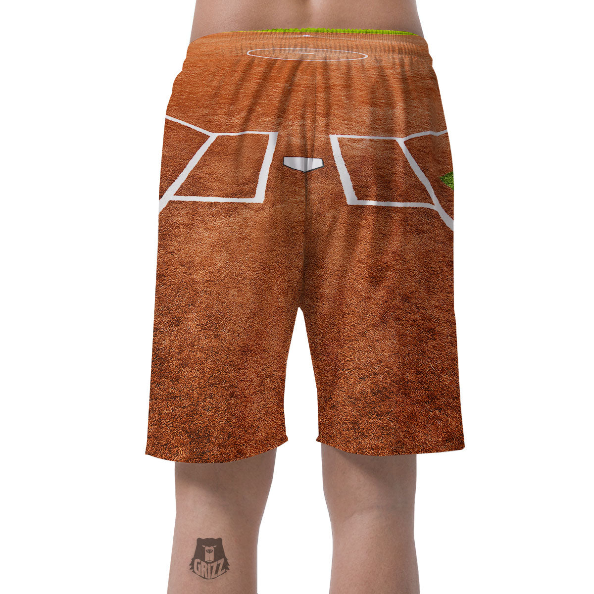 Playing Field Softball Print Men's Shorts-grizzshop