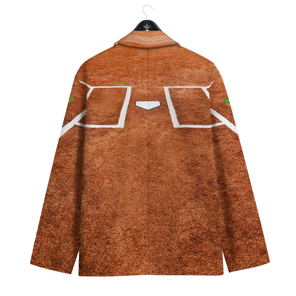 Playing Field Softball Print Men's Sport Coat-grizzshop