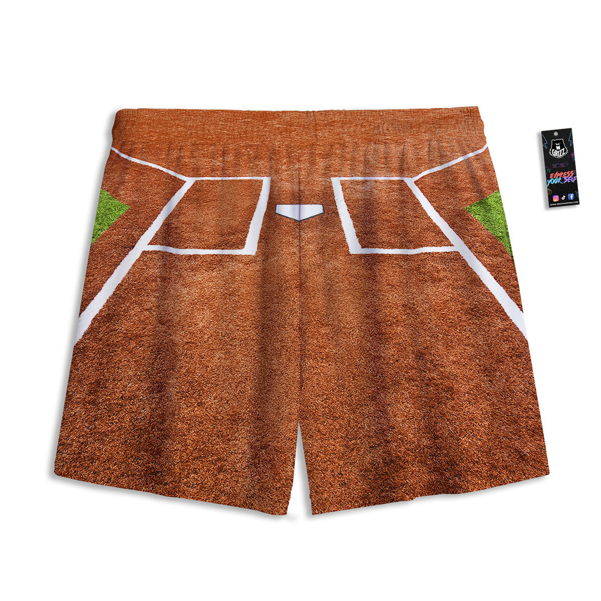 Playing Field Softball Print Mesh Shorts
