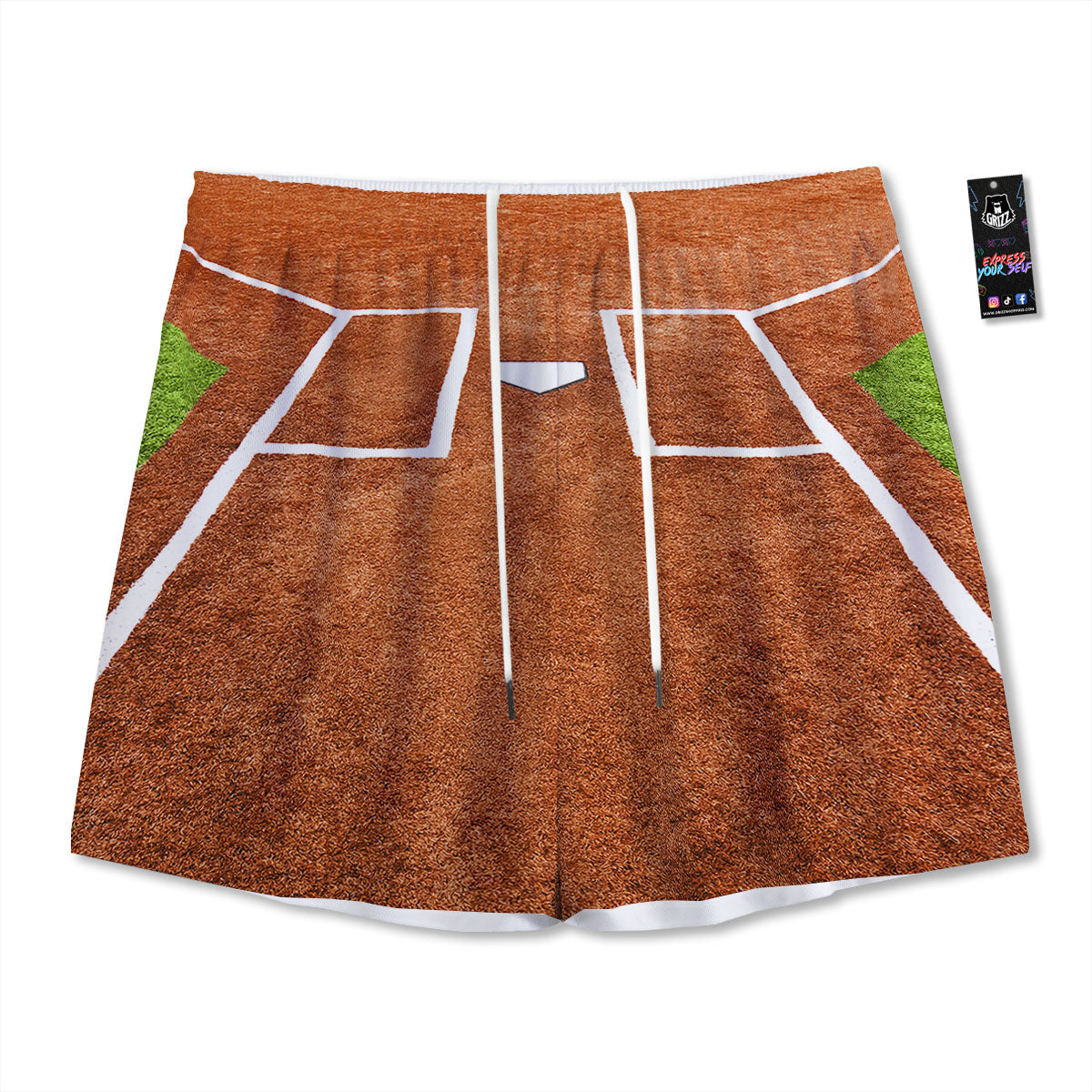 Playing Field Softball Print Mesh Shorts