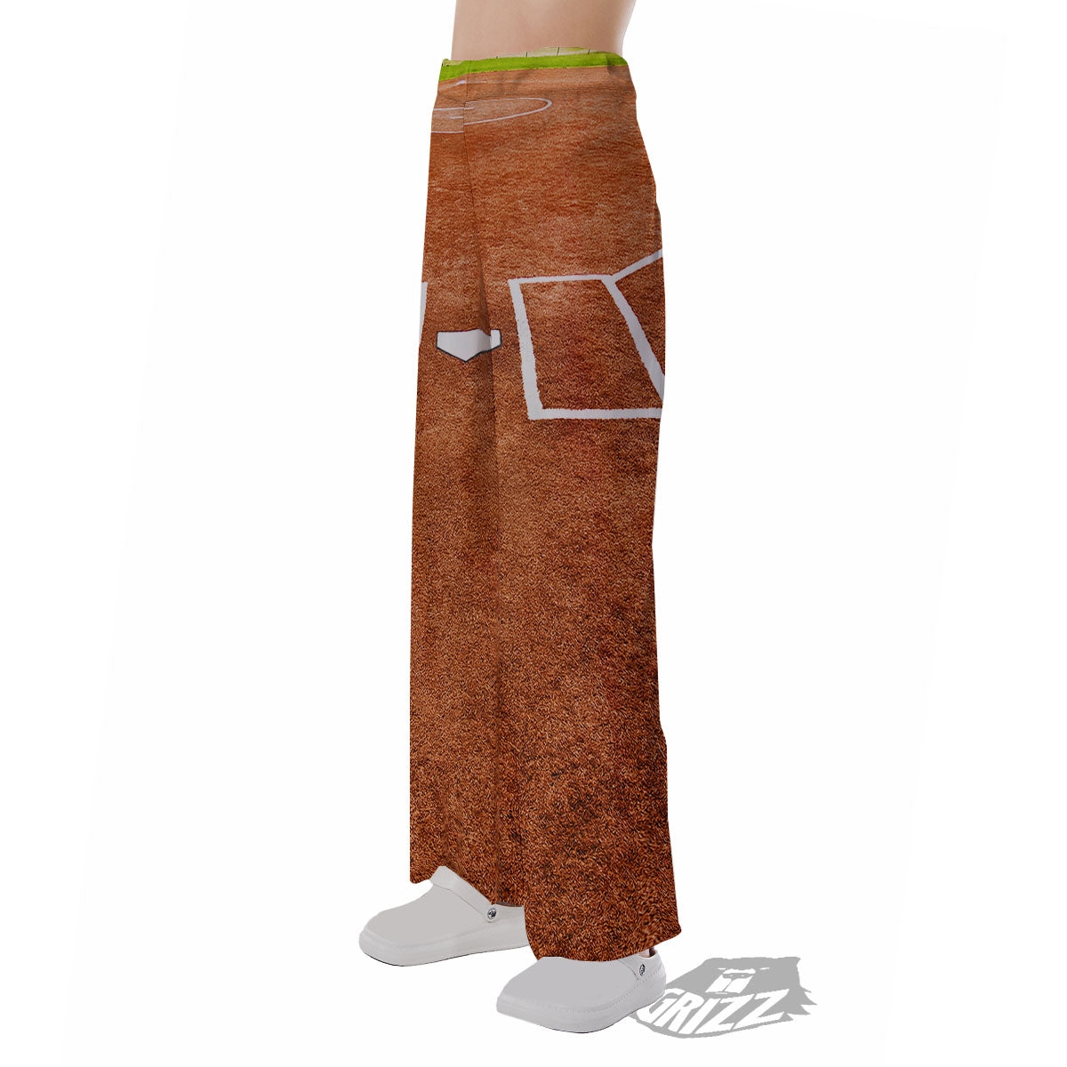 Playing Field Softball Print Pajama Pants-grizzshop