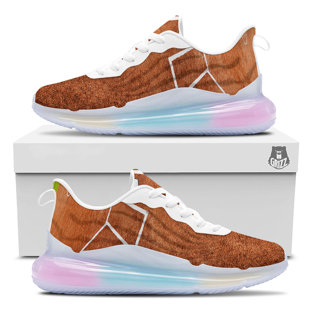 Playing Field Softball Print Running Sneakers-grizzshop