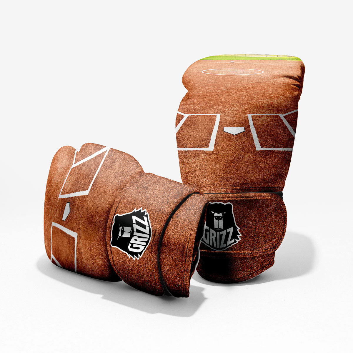 Playing Field Softball Print Pro Boxing Glove