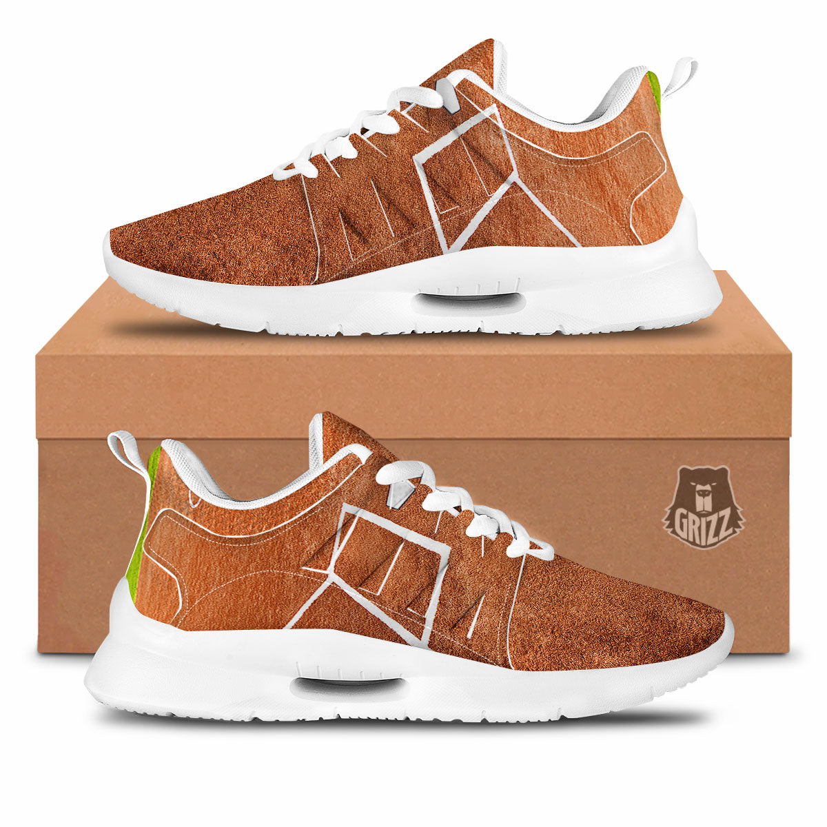 Playing Field Softball Print Tennis Shoes-grizzshop