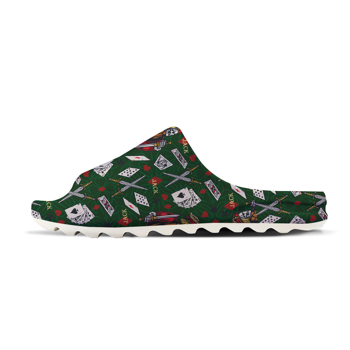 Playing Card Suits Poker Print Pattern Sandals-grizzshop