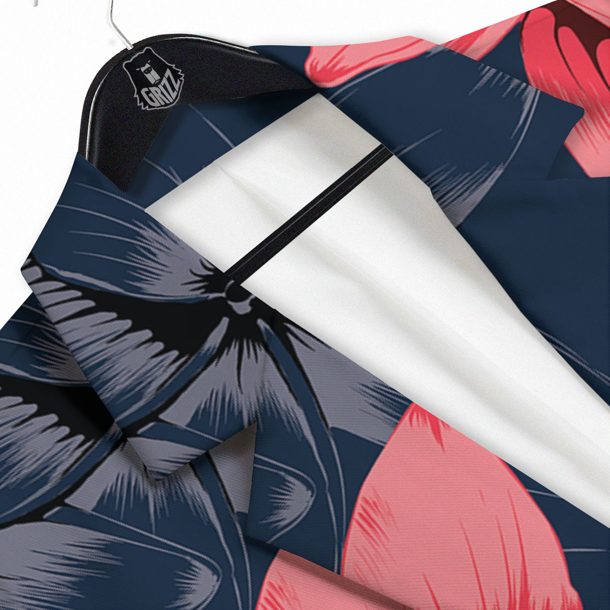 Plumeria Flower Pink Print Men's Sport Coat-grizzshop