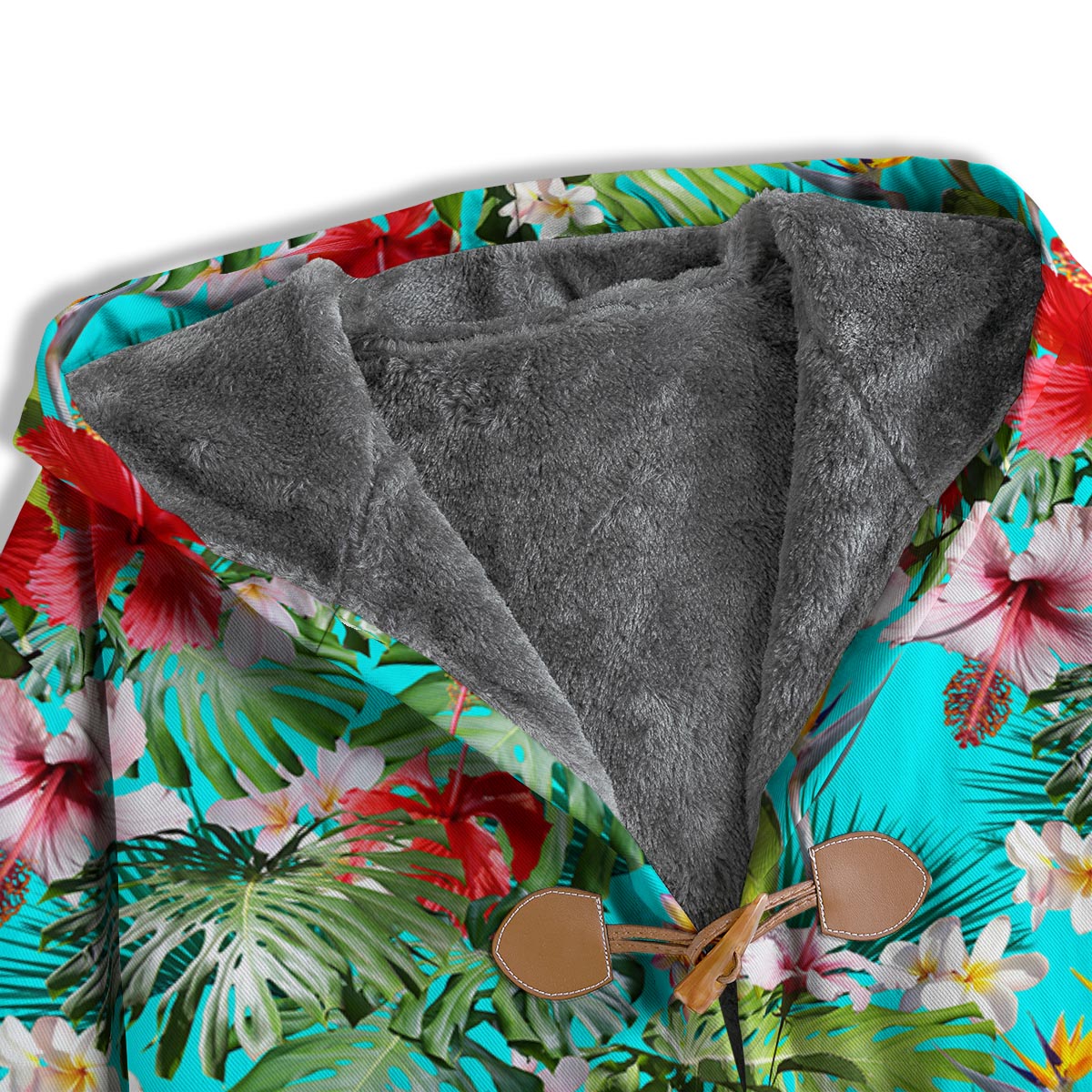 Plumeria Red Hibiscus Print Pattern Men's Windbreaker Jacket-grizzshop