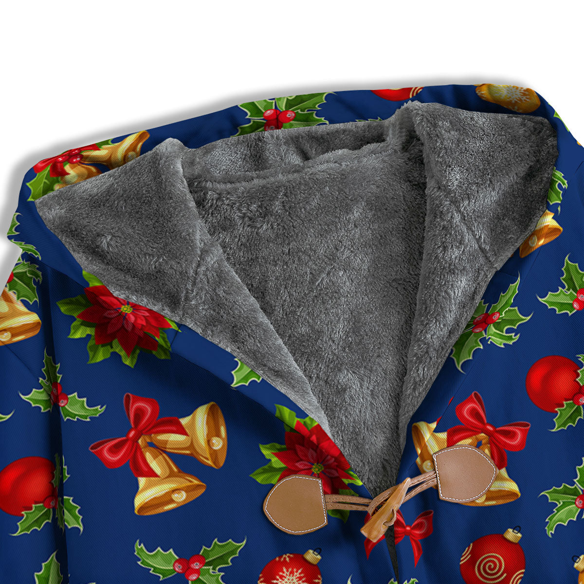 Poinsettia Merry Christmas Print Pattern Men's Windbreaker Jacket-grizzshop