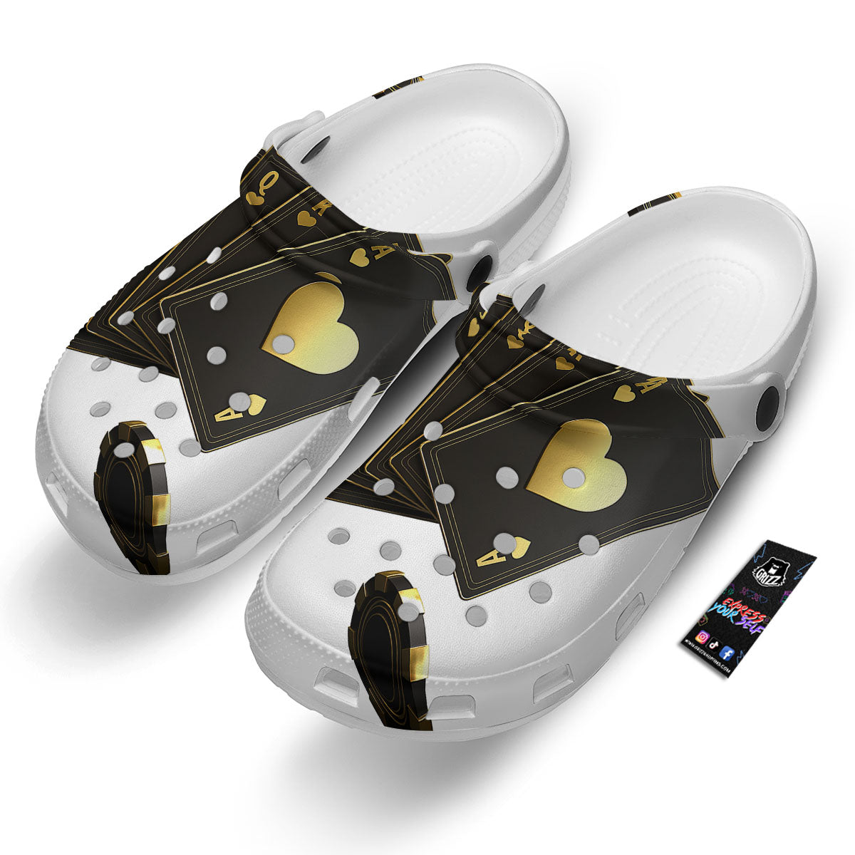 Poker Cards Print Clog-grizzshop