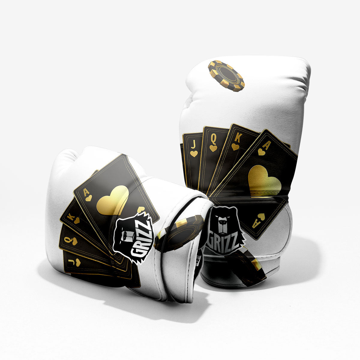 Poker Cards Print Pro Boxing Glove