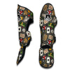 Poker Casino Pattern Print Muay Thai Shin Guards-grizzshop