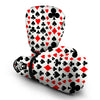 Poker Casino Playing Card Pattern Print Boxing Gloves-grizzshop