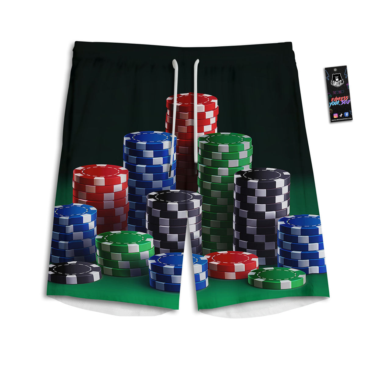 Puppy Labrador Retriever Print Pattern Men's Athletic Shorts