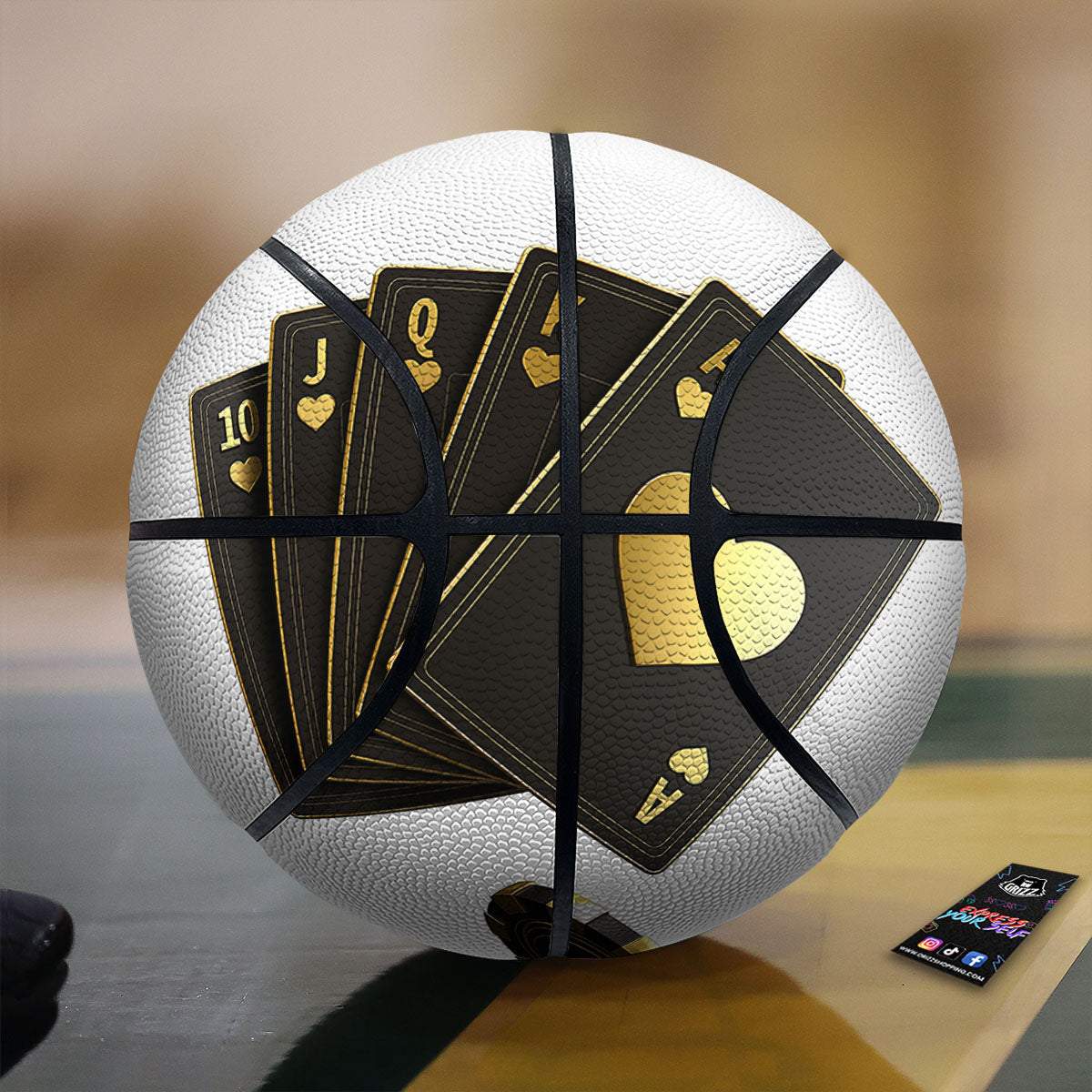 Puppy And Labrador Retriever Print Basketball