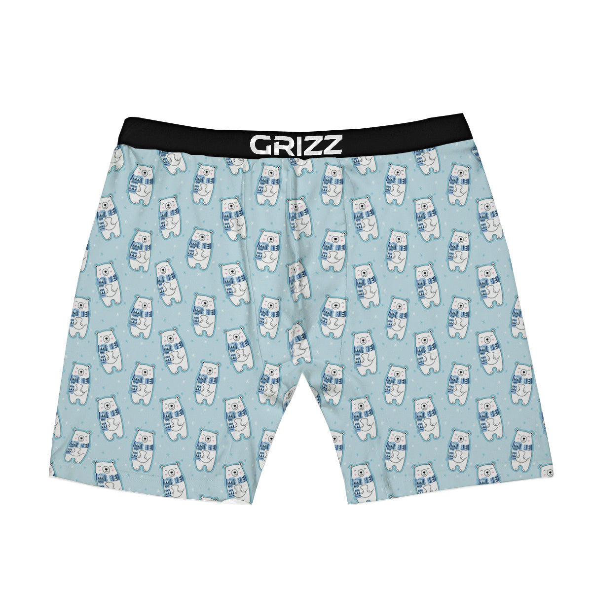 Polar Bear Cute Print Pattern Boxer Briefs-grizzshop