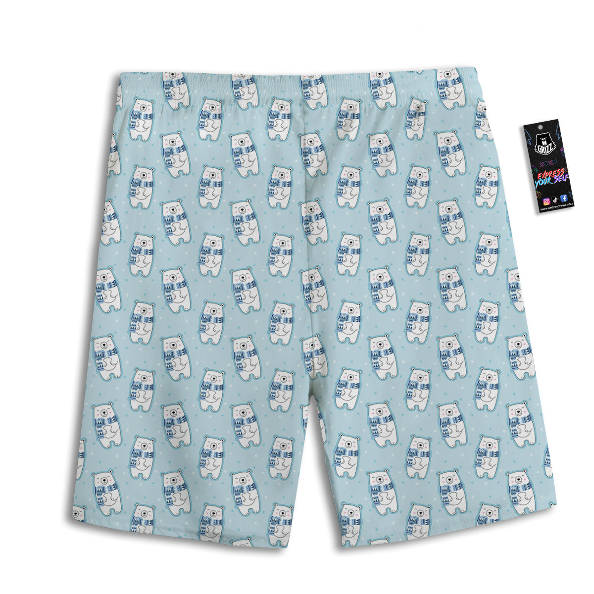 Purple Eggplant Print Pattern Men's Athletic Shorts