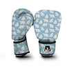 Polar Bear Pattern Print Boxing Gloves-grizzshop