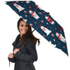 Polar Bear Xmas Print Pattern Umbrella-grizzshop