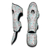 Polar Christmas Doodle Muay Thai Shin Guards-grizzshop