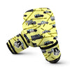 Police Car Pattern Print Boxing Gloves-grizzshop