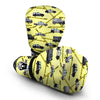 Police Car Pattern Print Boxing Gloves-grizzshop