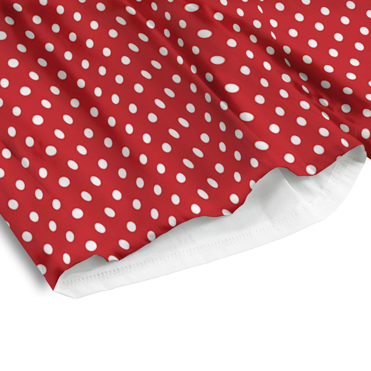 Polka Dot Christmas Print Pattern Men's Athletic Shorts