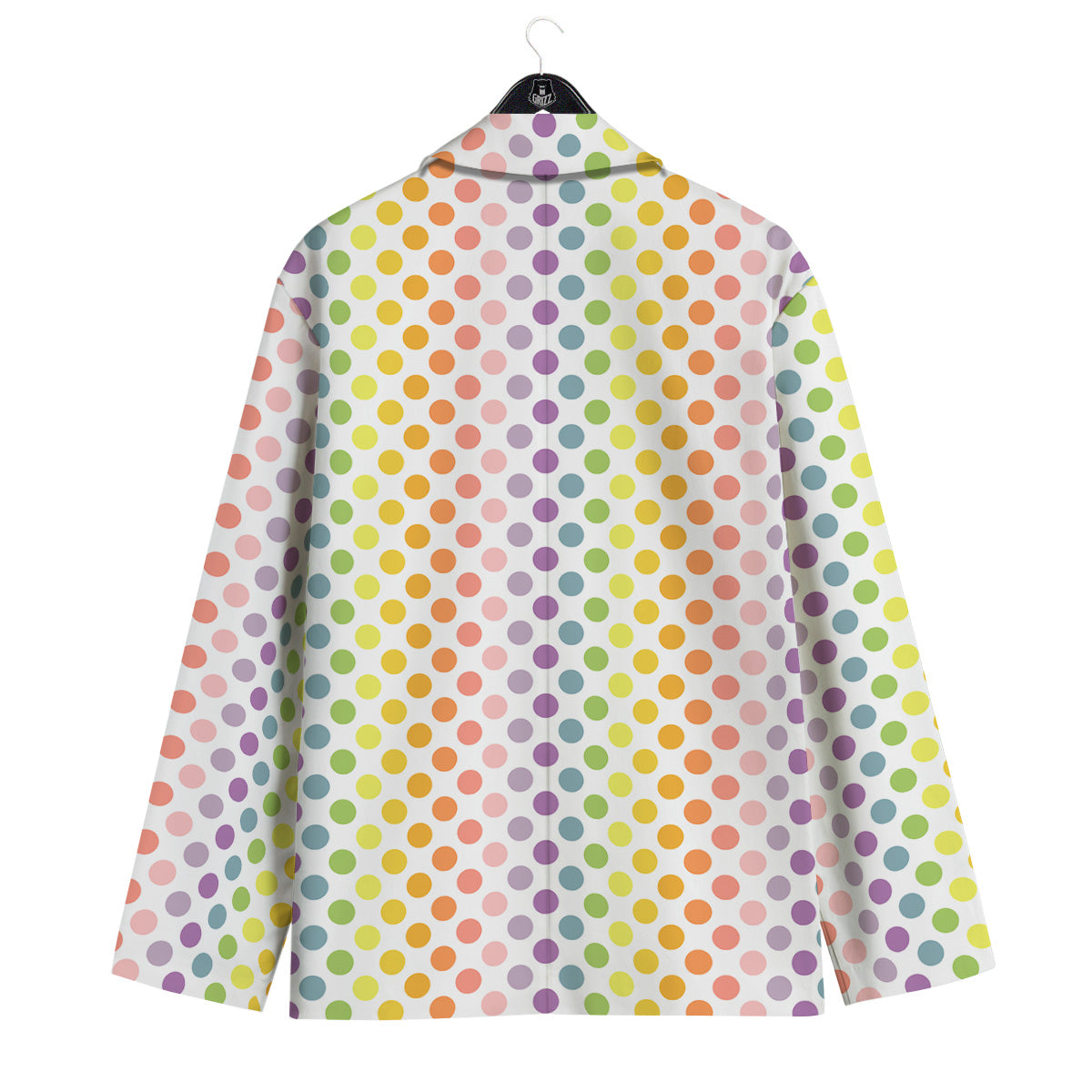 Polka Dot Colors Rainbow Print Pattern Men's Sport Coat-grizzshop