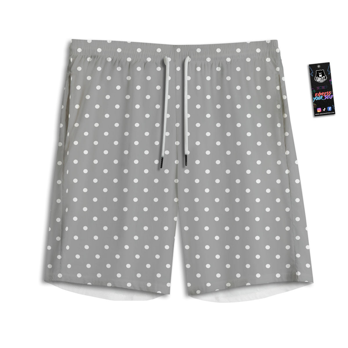Quote Motorcycle Print Pattern Men's Athletic Shorts