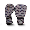 Polka Dot Halloween Bat Pattern Print Boxing Gloves-grizzshop