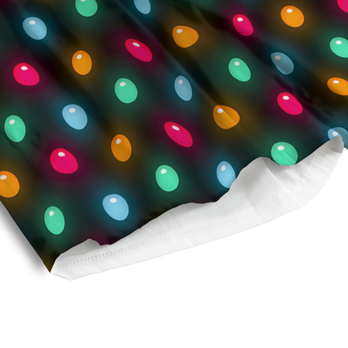 Polka Dot Light Print Men's Athletic Shorts
