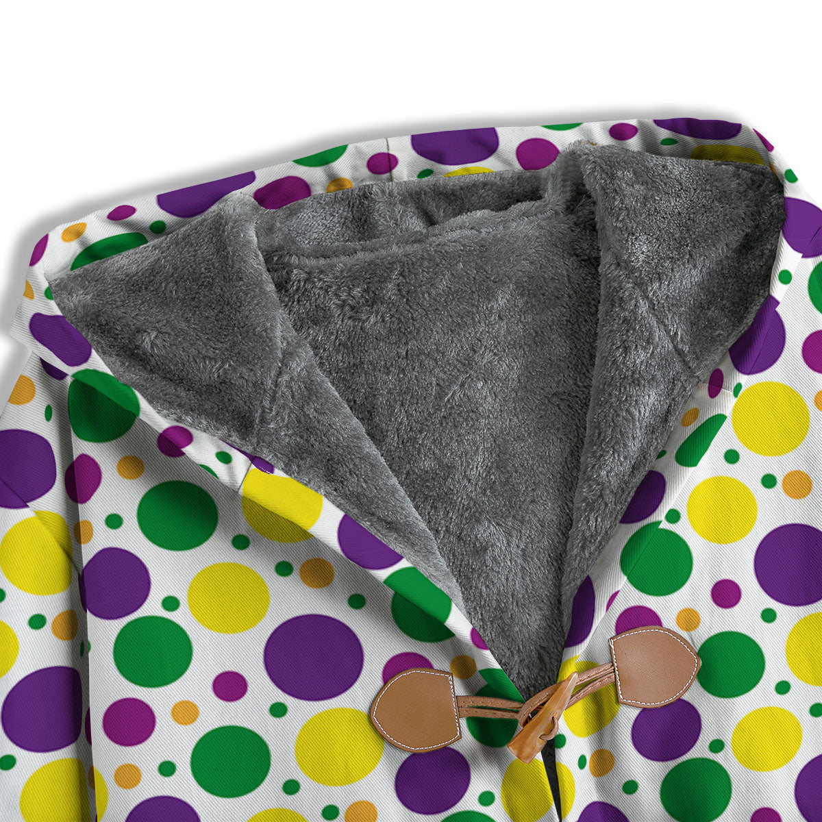 Polka Dot Mardi Gras Print Pattern Men's Windbreaker Jacket-grizzshop