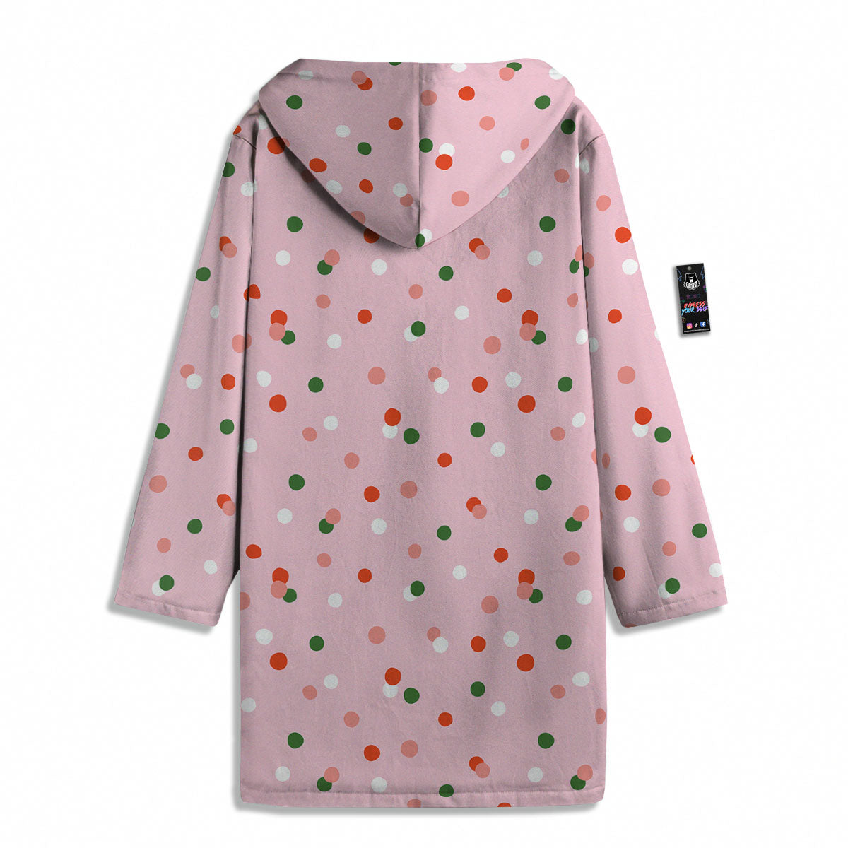 Polka Dot Merry Christmas Print Pattern Men's Windbreaker Jacket-grizzshop