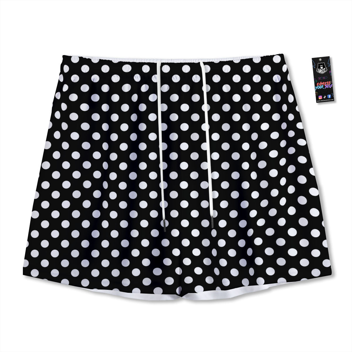 Poppy Embroidery Print Pattern Mesh Shorts