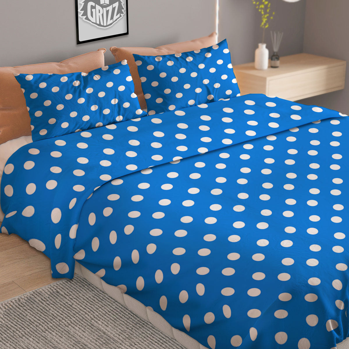 Pentagram Geometric Inverted Print Duvet Cover Bedding Set